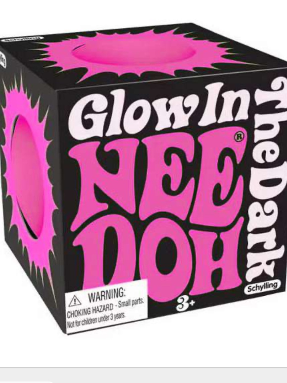 Schylling Needoh Teenie Glow in the Dark NWT